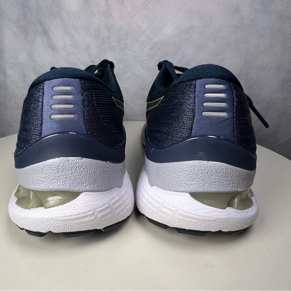 Asics Gel Kayano 28 Womens 10 Navy Yellow Running Sneakers super clean - Picture 4 of 10
